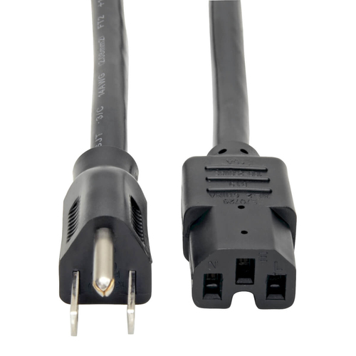 P019-004 Tripp Lite P019-004 câble électrique Noir 1,22 m Coupleur C15 NEMA 5-15P