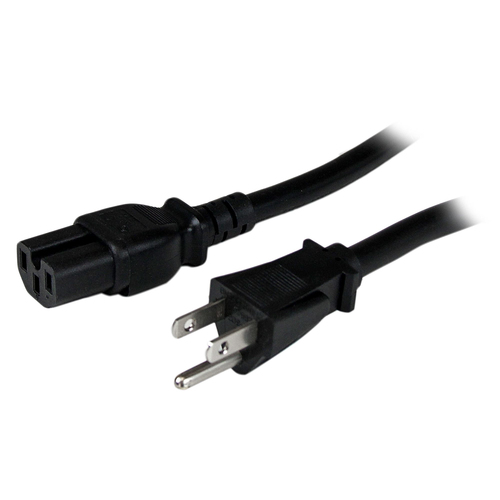PXT515C154 Startech.com pxt515c154 câble électrique noir 1,2 m nema 5-15p coupleur c15