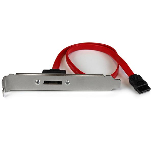 ESATAPLT18IN Startech.com adaptateur de slot sata vers esata à 1 port - équerre serial-ata vers esata avec cordon interne de 45cm