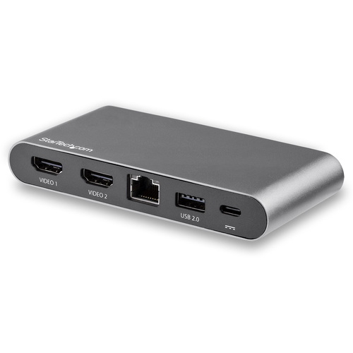 DK30C2HAGPD Startech.com dock usb c - station d'accueil usb-c à double écran 4k hdmi - 100 w power delivery pass-through, gbe, 2 usb a - mini hub type c - adaptateur multiport pour pc portable