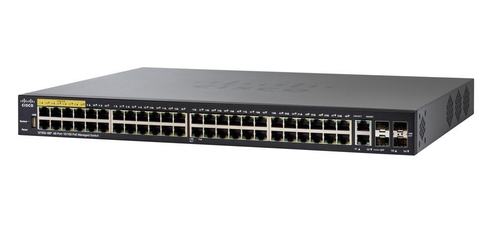 SF350-48P-K9-NA Cisco small business sf350-48p géré l2/l3 fast ethernet (10/100) connexion ethernet, supportant l'alimentation via ce port (poe) 1u noir