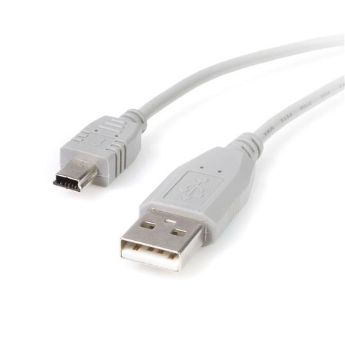 USB2HABM6 Startech.com câble usb-a vers mini usb-b - 1,8 m - usb mini a usb type-a 2.0 - gris