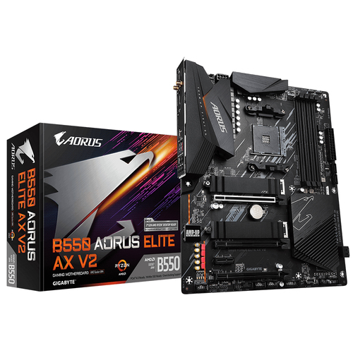 B550 AORUS ELITE AX V2 Gigabyte b550 aorus elite ax v2 carte mère amd b550 emplacement am4 atx