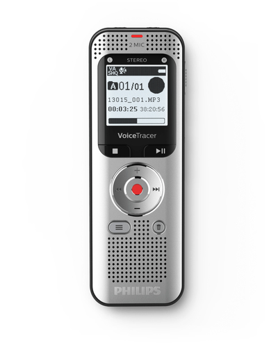 DVT2050 Philips voice tracer dvt2050/00 dictaphone carte flash argent