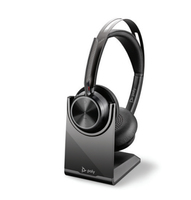 214432-01 Poly voyager focus 2 uc casque avec fil &sans fil arceau bureau/centre d'appels usb type-c bluetooth noir