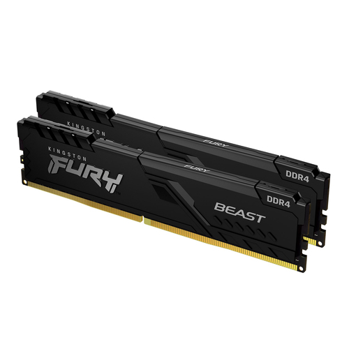 KF432C16BBK2/32 Kingston technology fury beast module de mémoire 32 go 2 x 16 go ddr4 3200 mhz