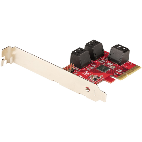 6P6G-PCIE-SATA-CARD Startech.com carte pci express sata 6 ports - carte contrôleur pcie sata - 6gbps - asm1166 non-raid - convertisseur pci express 3.0 vers sata - connecteurs sata empilés - carte d'extension sata