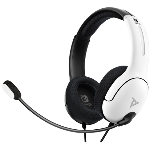 500-162-BW-NA Pdp lvl40 casque avec fil arceau jouer noir, blanc