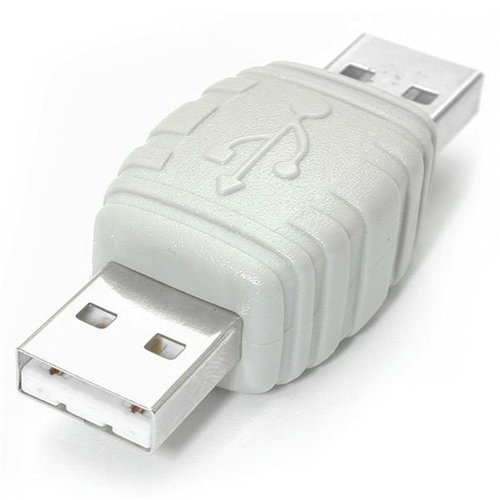 GCUSBAAMM Startech.com gender changer usb a male to usb a male blanc