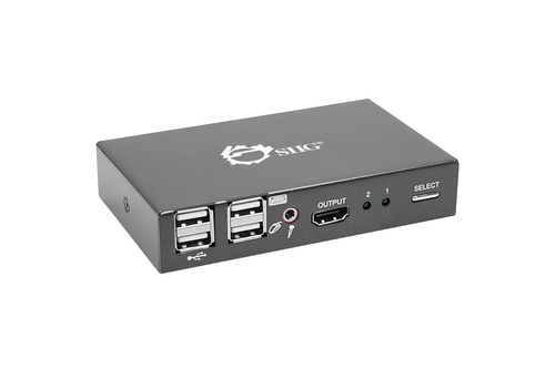 Siig CE-KV0011-S2 KVM switch Grey