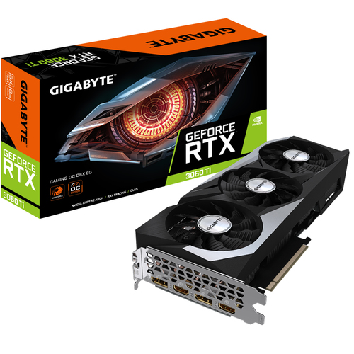 Gigabyte GeForce RTX 3060 Ti GAMING OC D6X 8G NVIDIA 8 GB GDDR6X