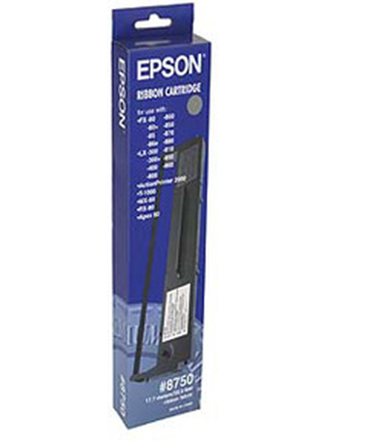 Epson SIDM Black Ribbon Cartridge for LX-300/+/II/4xx/8xx, FX-8xx (C13S015019) #8750