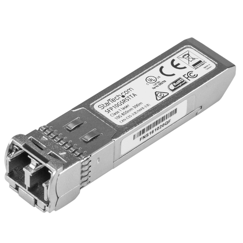 StarTech.com Cisco SFP-10G-SR-S Compatible SFP+ Module - 10GBASE-SR - 10GbE Multimode Fiber MMF Optic Transceiver - 10GE Gigabit Ethernet SFP+ - LC 300m - 850nm - DDM Cisco Firepower, ASR9000, C9300