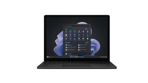 Microsoft Surface Laptop 5 i7-1265U Notebook 34.3 cm (13.5") Touchscreen Intel® Core™ i7 16 GB LPDDR5x-SDRAM 512 GB SSD Wi-Fi 6 (802.11ax) Windows 11 Pro Black