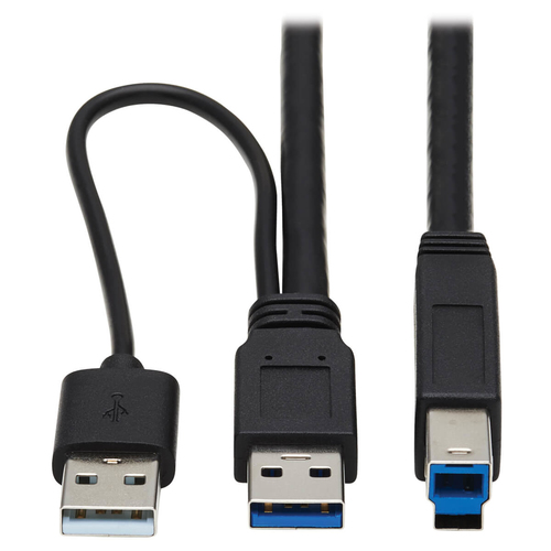 Tripp Lite U328-025-1 USB 3.0 SuperSpeed Active Repeater Cable (A to B M/M), 25 ft. (7.6 m)