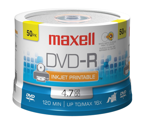Maxell 638022 blank DVD 4.7 GB DVD-R 50 pc(s)