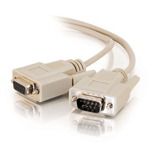 C2G DB9 RS232 Cable networking cable Beige 30.48 m