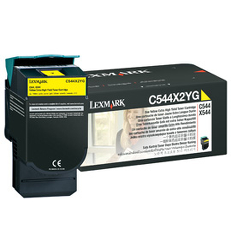 Lexmark C544X2YG toner cartridge 1 pc(s) Original Yellow