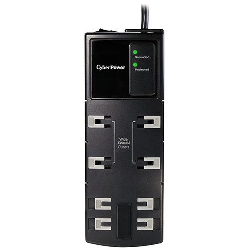 CyberPower CSB806 surge protector Black 8 AC outlet(s) 125 V