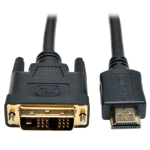 Tripp Lite P566-003 HDMI to DVI Cable, Digital Monitor Adapter and Video Converter (HDMI to DVI-D M/M), 3 ft. (0.91 m)