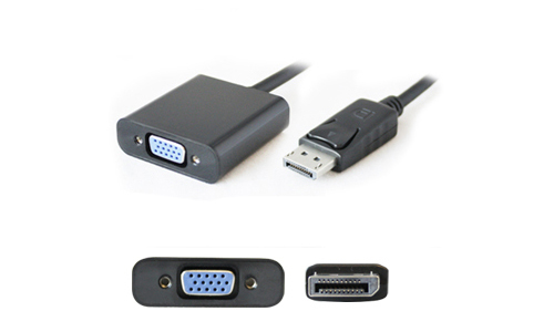 AddOn Networks DISPLAYPORT2VGA video cable adapter VGA (D-Sub) DisplayPort Black