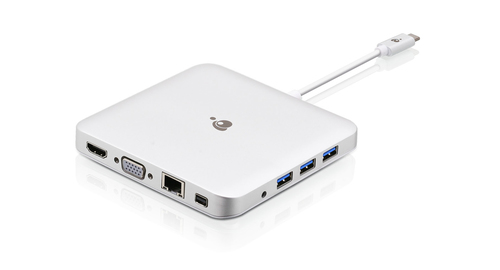 iogear GUD3C03 notebook dock/port replicator USB 3.2 Gen 2 (3.1 Gen 2) Type-C Aluminium