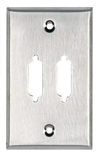 Black Box WP081 wall plate/switch cover Stainless steel