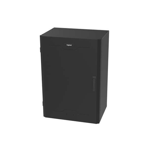 C2G VWMFD-8RU-36-B rack cabinet 8U Wall mounted rack Black