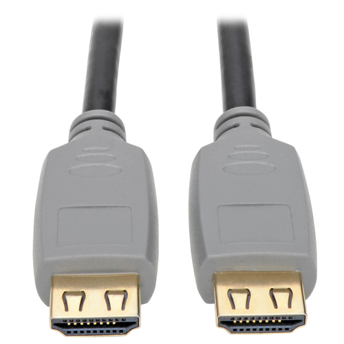 Tripp Lite P568-01M-2A 4K HDMI Cable (M/M) - 4K 60 Hz, HDR, 4:4:4, Gripping Connectors, Black, 1 m