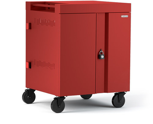 Bretford Cube Portable device management cart Red