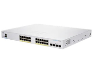 Cisco CBS250-24P-4X-NA network switch Managed L2/L3 Gigabit Ethernet (10/100/1000) Silver