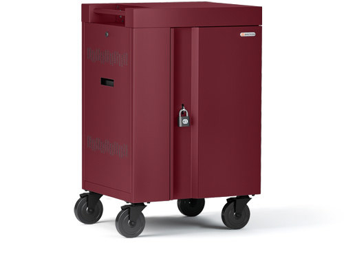 Bretford CUBE Mini Portable device management cart Maroon