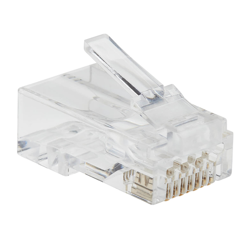 Tripp Lite N232-050-UTP Cat6 RJ45 Pass-Through UTP Modular Plug, 50 Pack