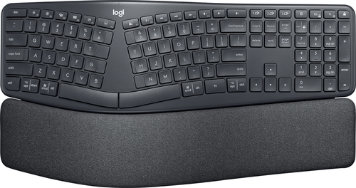 Logitech ERGO K860 for Business keyboard RF Wireless + Bluetooth QWERTY US English Graphite