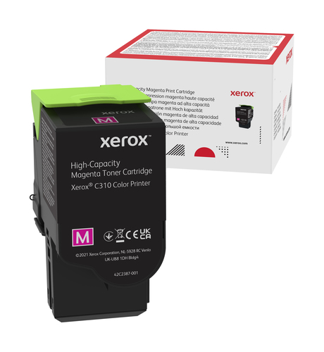 Xerox Genuine C310 / C315 Magenta High Capacity Toner Cartridge (5,500 pages) - 006R04366