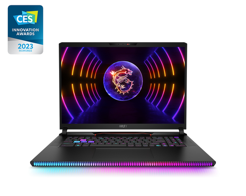 MSI GE78HX 13VI-079US Raider i9-13980HX Notebook 43.2 cm (17") Quad HD+ Intel® Core™ i9 32 GB DDR5-SDRAM 2 TB SSD NVIDIA GeForce RTX 4090 Wi-Fi 6E (802.11ax) Windows 11 Pro Black