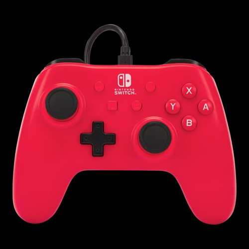 PowerA NSGP0142-01 Gaming Controller Red USB Gamepad Analogue Nintendo Switch