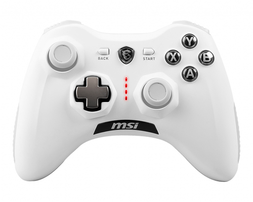 MSI FORCEGC30V2W Gaming Controller White USB 2.0 Gamepad Analogue / Digital Android, PC