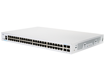 Cisco CBS350-48T-4X-NA commutateur réseau Géré L2/L3 Gigabit Ethernet (10/100/1000) Argent