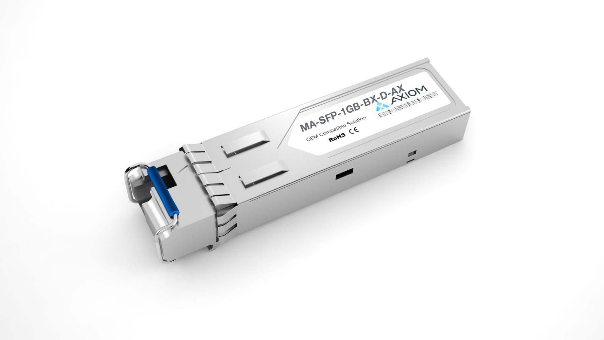 AXIOM 1000BASE-BX-D SFP TRANSCEIVER SMF, LC, 10KM, 1490NM/1310NM COM TEMP, MERAK