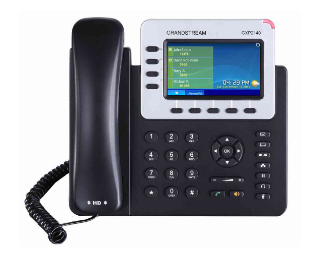 Grandstream Networks GXP-2140 IP phone Black 4 lines TFT