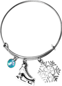ChloeNoel Charm Bracelet (Silver/Turquoise) ChloeNoel Charm Bracelet (Silver/Turquoise)