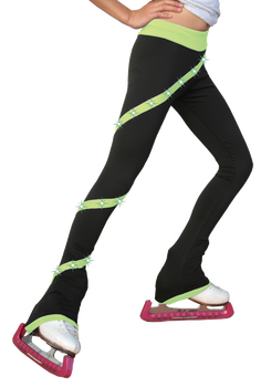 P06 Spiral Skate Figure Skating Pants with Crystals