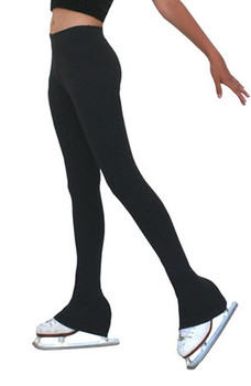 ChloeNoel P22 All Black 3Inch Waist Band Skate Figure Skating Pants 17th view ChloeNoel P22 All Black 3Inch Waist Band Skate Figure Skating Pants 17th view