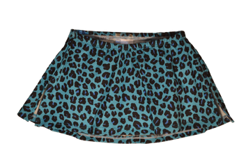 K01 A Line Skate Skirt Animal Turquoise -----CLEARANCE-FINAL SALE K01 A Line Skate Skirt Animal Turquoise -----CLEARANCE-FINAL SALE