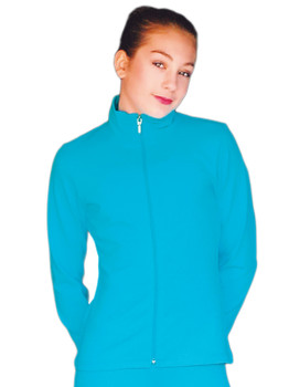 ChloeNoel JS735 Solid Color Elite Figure Skating Jacket