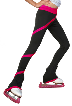 ChloeNoel P636F Spiral Light Weight Fleece Figure Skating Pants ChloeNoel P636F Spiral Light Weight Fleece Figure Skating Pants