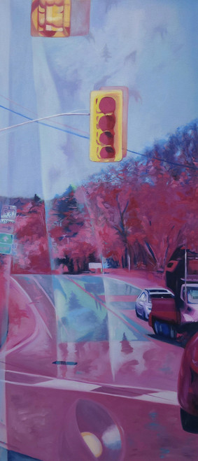 [Available only at the Art Gallery of Bancroft] 2862, Original Oil Painting on Canvas, 40x16", 2026