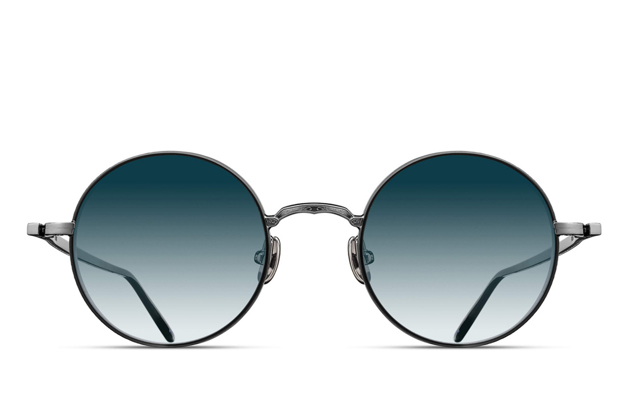 Matsuda round tinted sunglasses - Blue