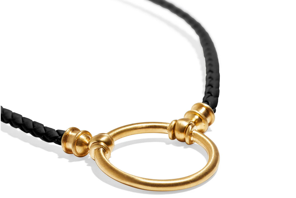 THE SIMON IN BLACK WITH GOLD | LA LOOP | Designer LA LOOP